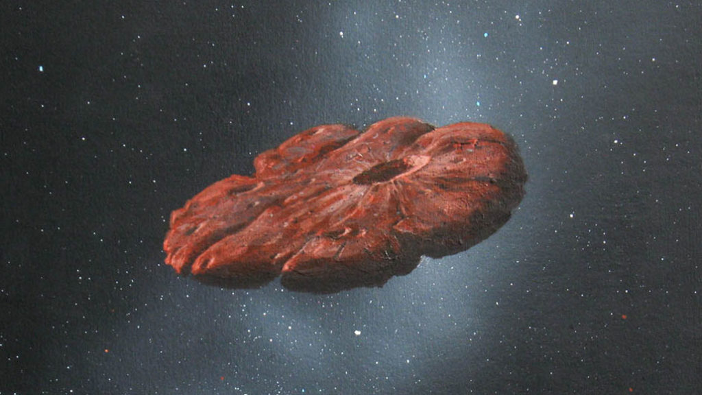 ʻOumuamua by William Hartmann