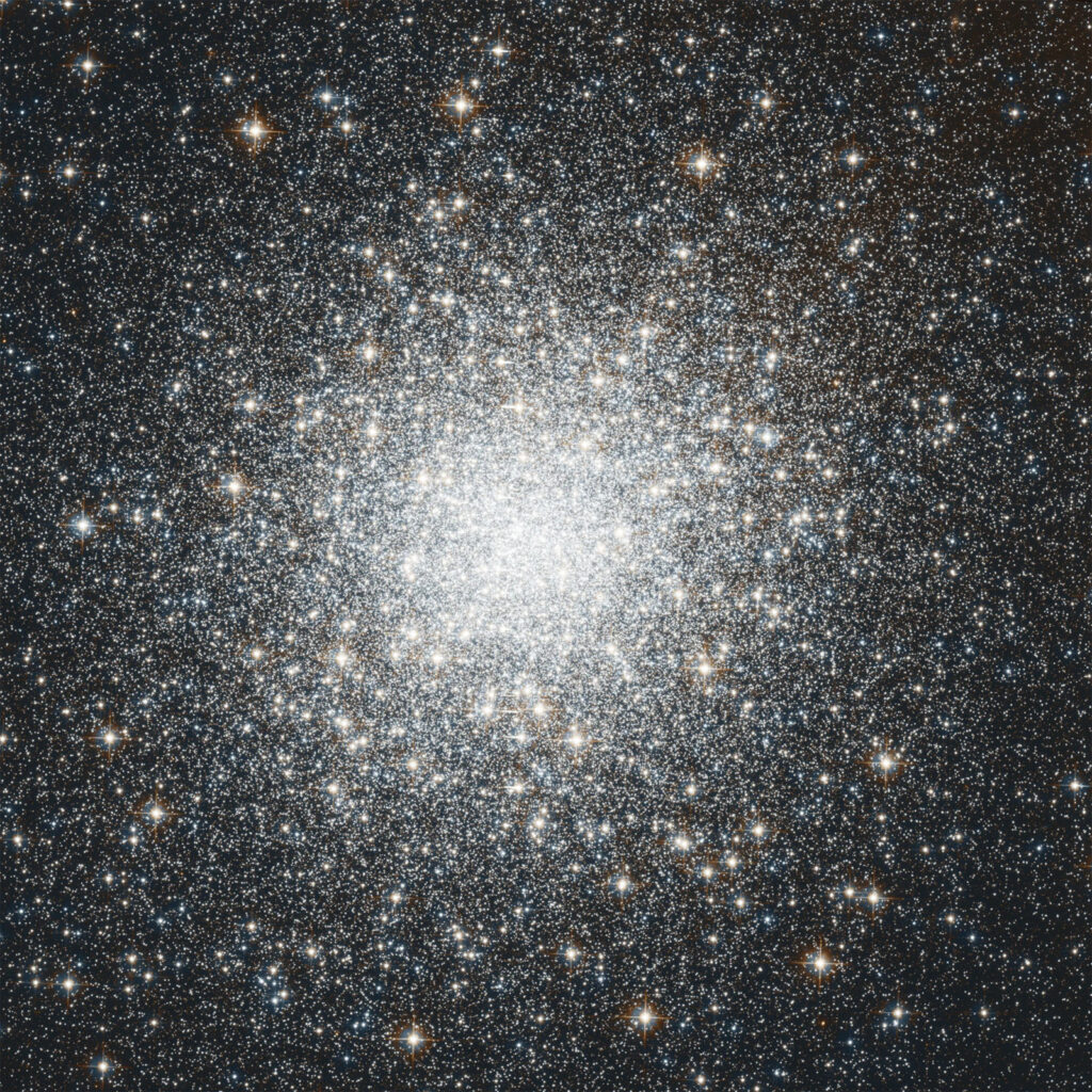 Messier 2 — a cluster with a diameter of over 150 light years 