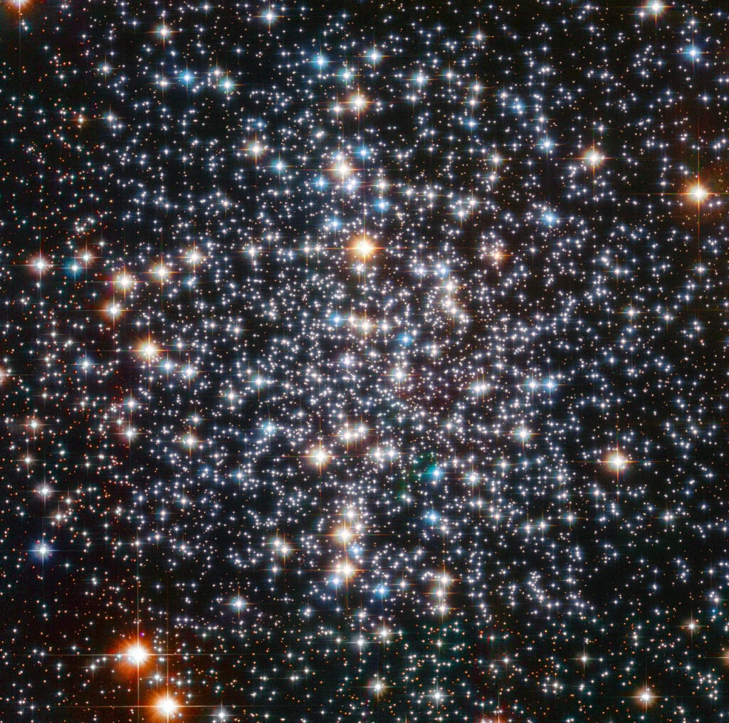 Hubble Space Telescope view of M4